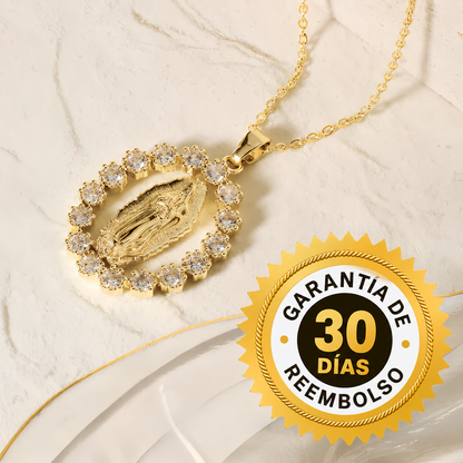 Collar Dorado de la Virgen de Guadalupe