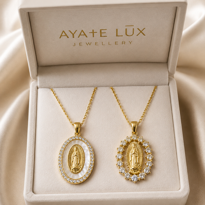 Collar Dorado de la Virgen de Guadalupe