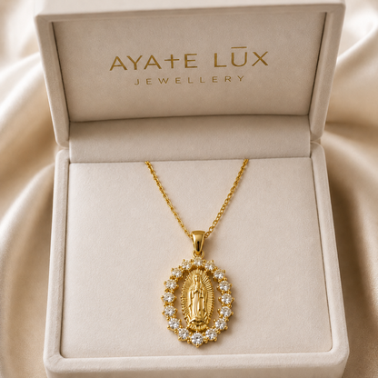 Collar Dorado de la Virgen de Guadalupe